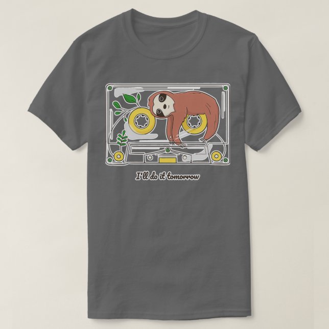 Camiseta Música Fácil Fita Antiga Cassete Retro (Frente do Design)