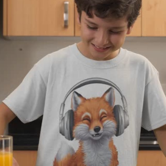 Camiseta Música fox engraçada (Criador carregado)