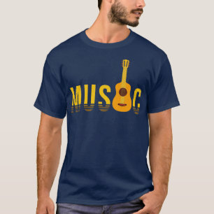 Camiseta música guitarra