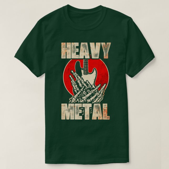 Camiseta Música Heavy Metal1 (Frente do Design)