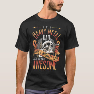 Camiseta Música Heavy Metal Punk Rock do Pai Legal