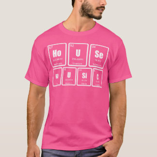 Camiseta Música House - Engraçado Periódico Science Edm Dj