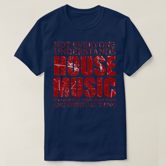 Camiseta Música House Music (Frente do Design)