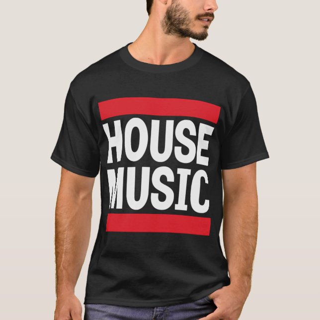 CAMISETA MÚSICA HOUSE OLD SCHOOL (Frente)