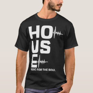 Camiseta Música House Soulful Deep Funky House
