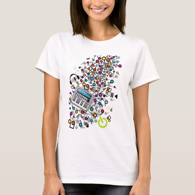 Camiseta Música instantânea (Frente)