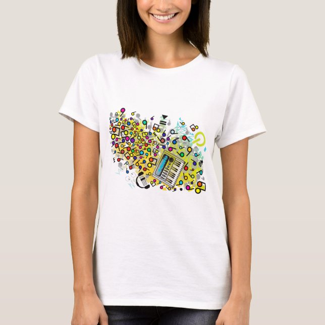 Camiseta Música instantânea (Frente)