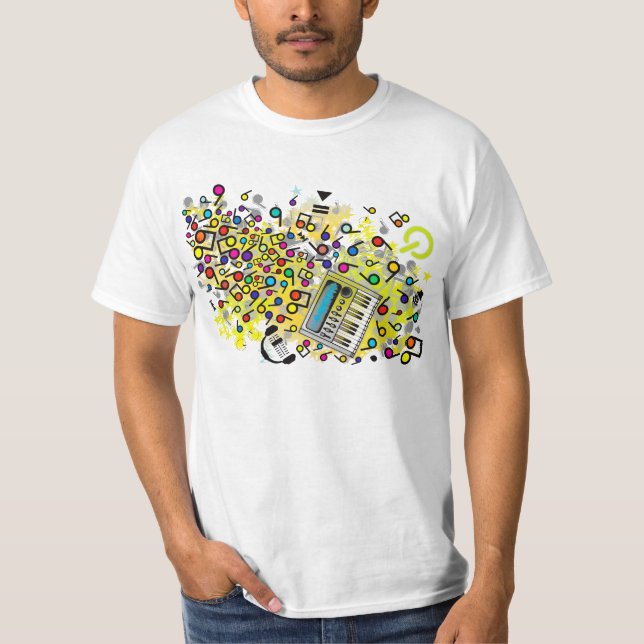 Camiseta Música instantânea (Frente)