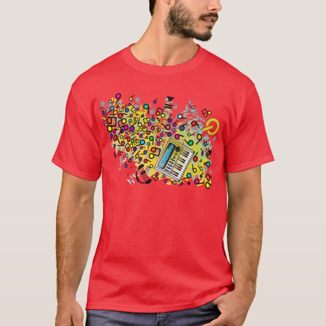 Camiseta Música instantânea (Frente)