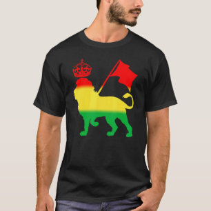 Camiseta Música Jamaicana Rastafarião Leão Rasta Reggae