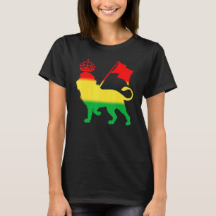 Camiseta Música Jamaicana Reggae Rasta Leão Rastafári