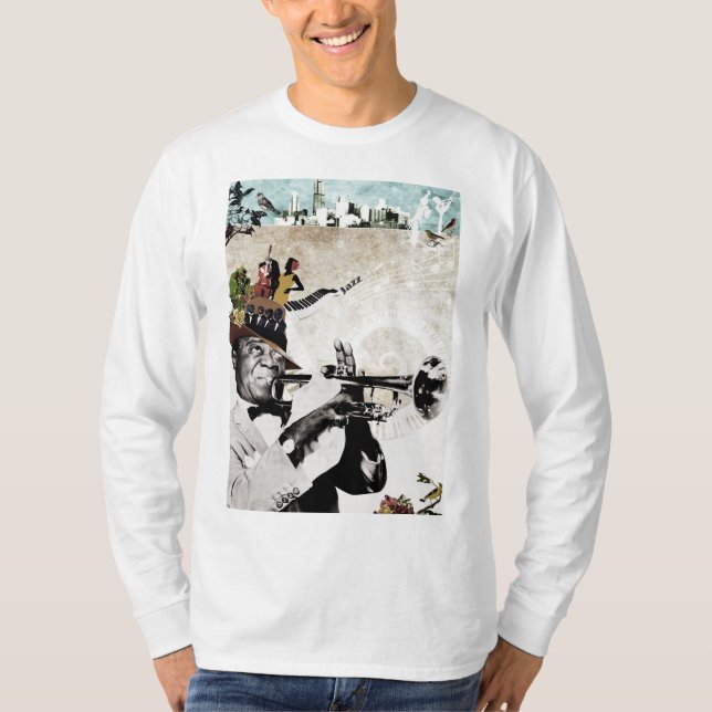 Camiseta Música jazz (Frente)