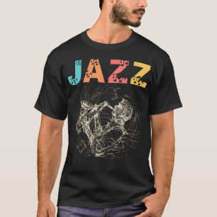 Camiseta Música Jazz Saxofone Concerto Trompete Piano Orque
