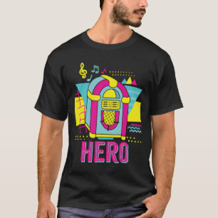 Camiseta Música Jukebox Herói Música Karaokê