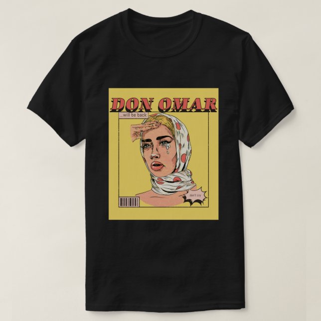 Camiseta Música Latina - Don Omar Classic T-Shirt (Frente do Design)