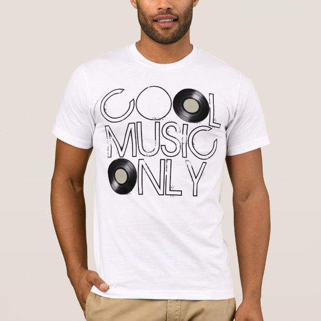 Camiseta Música legal apenas, vinil record (Frente)