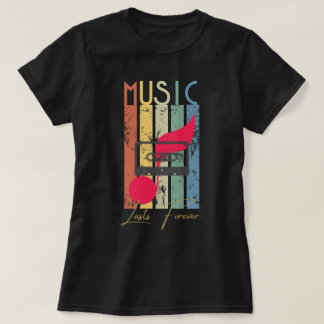 Camiseta Música leva a vida das mulheres