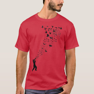 Camiseta Música Liberdade e Pássaros 2