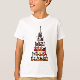 Camiseta Música Light Rock De Árvore De Violão