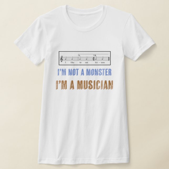 Camiseta Música Literacia Importa Que Eu Gosto De Comer Gat (Postura )