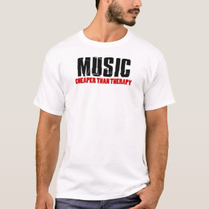 Camiseta Música Mais Barata Que A Terapia