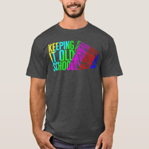 Camiseta Música Mantendo Estilo Antigo Estéreo Retro retro
