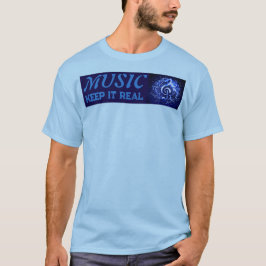 Camiseta MÚSICA - Mantenha-se Real 