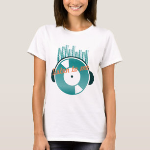 Camiseta Música - me escute