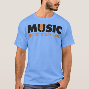 Camiseta Música meu primeiro amor