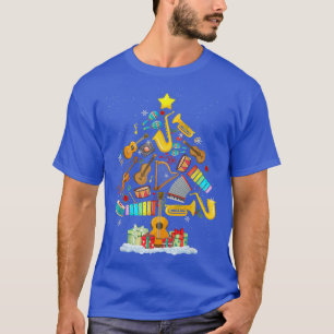 Camiseta Música Mgl7 Professor de Música Árvore de Natal Me