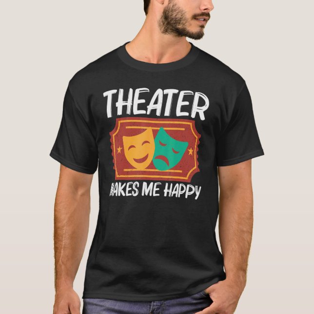 Camiseta Música Musical De Teatro Masculina (Frente)