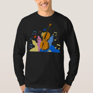 Camiseta Música Musical Humor Cellist Player Cel