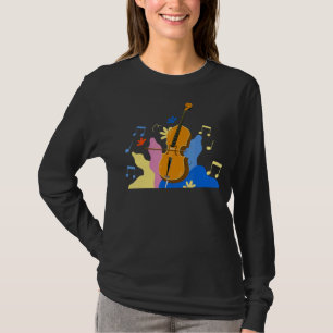 Camiseta Música Musical Humor Cellist Player Cel