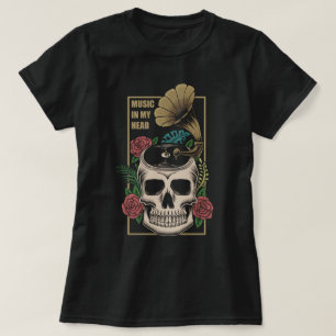 Camiseta Música Na Minha Cabeça