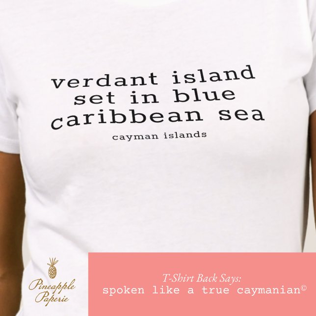 Camiseta Música Nacional das Ilhas Cayman Personalizada (Criador carregado)