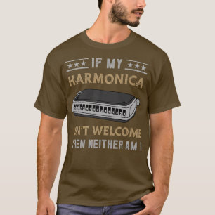 Camiseta Música não é bem-vinda, nem eu sou Music Harmonica