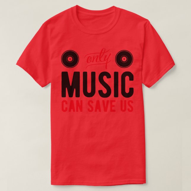 Camiseta Música nos salve (Frente do Design)