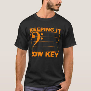 Camiseta Música Nota Clef Baritone Trombone Musical Men Wo