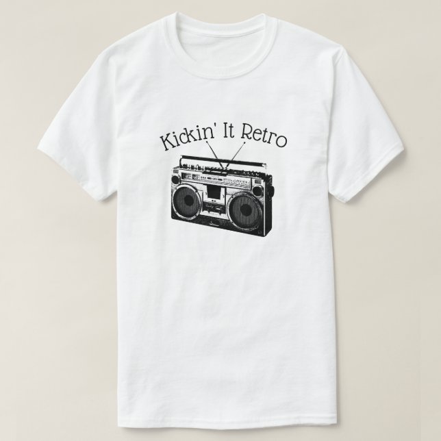 Camiseta Música Novelty Novelty De Jogo Da Rádio Retroativa (Frente do Design)