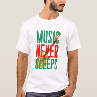Camiseta Música Nunca Dorme