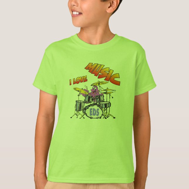 Camiseta Música Octopus Roupa T-shirt (Frente)