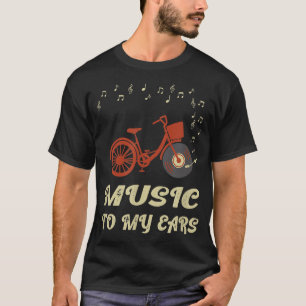 Camiseta Música Para Meus Ouvidos, Jogador De Gravação Bici