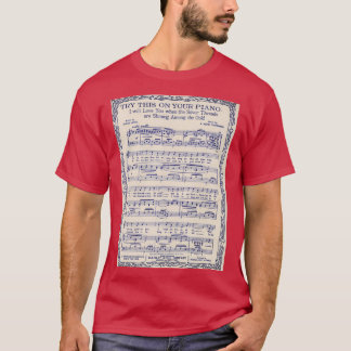 CAMISETA MÚSICA PIANO 4