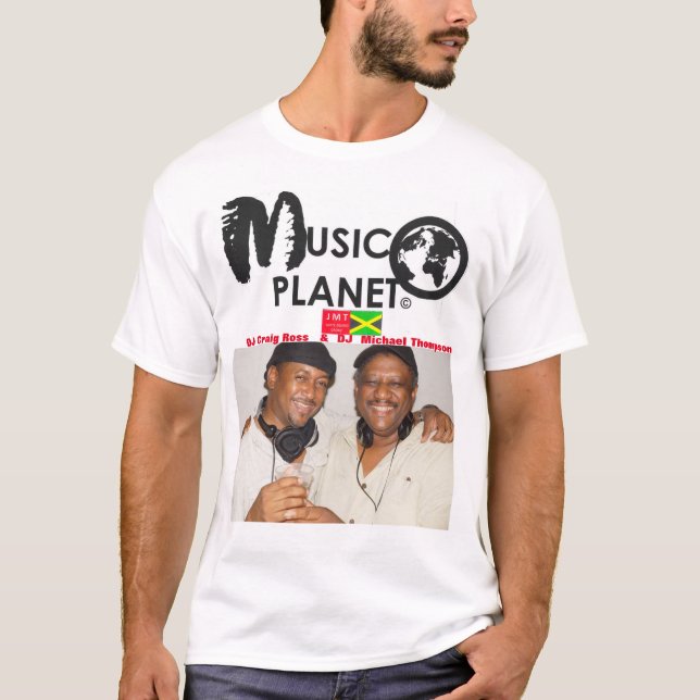 Camiseta MÚSICA PLANET CRAIG & MIKEY Men's Basic T-Shirt (Frente)