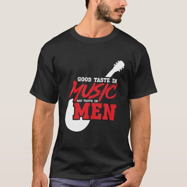 Camiseta Música Por Diante - Bom Sabor Na Música É Mau Gost (Frente)