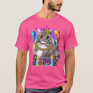 Camiseta Música Rap de Salto de Gato Siberiano 90S