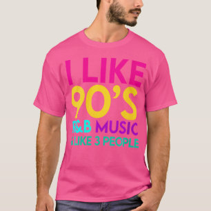 Camiseta Música Rb De 90 Para Mulheres Raparigas Rnb Rhythm