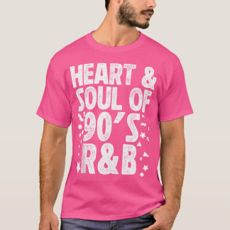 Camiseta Música Rb De 90 Para Mulheres Raparigas Rnb Rhythm
