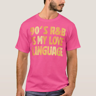 Camiseta Música Rb De 90 Para Mulheres Raparigas Rnb Rhythm