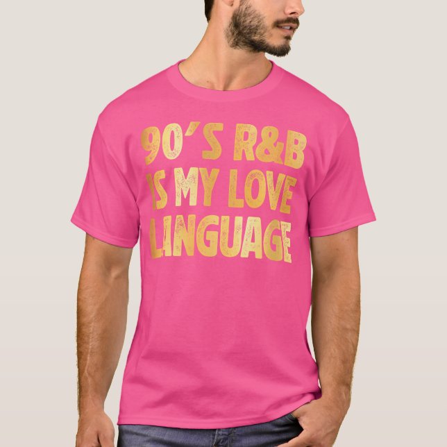 Camiseta Música Rb De 90 Para Mulheres Raparigas Rnb Rhythm (Frente)